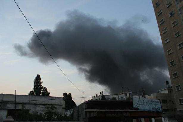الطيران الاسرائيلي يقصف مواقع شمال قطاع غزة