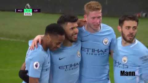 مانشستر سيتي يكتسح ليستر في الدوري الإنجليزي