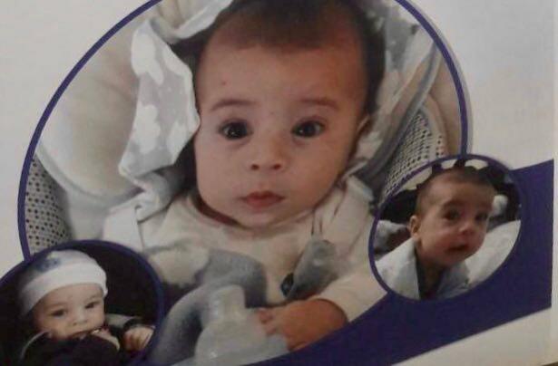 الطفل حسام قبلان من عسفيا (4 شهور) ينتظر بشرى انقاذ حياته