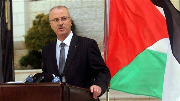 رئيس وزراء فلسطين الحمد الله يلتقي منسق حكومة اسرائيل يوئاف مردخاي