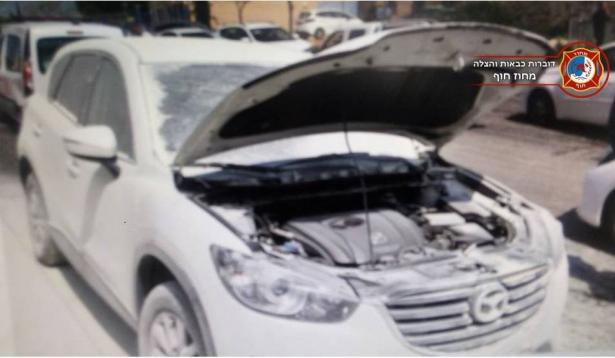 اضراب احتجاجي في الزبيدات في اعقاب حرق سيارة مديرة المدرسة المشتركة