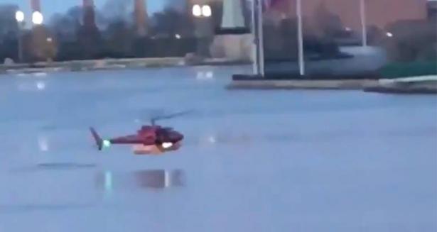 فيديو: قتيلان في سقوط طائرة هليكوبتر بنهر في ولاية نيويورك