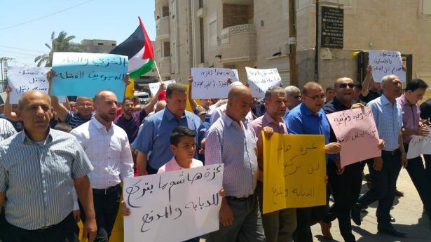 مظاهرة في كفرمندا نصرة لغزة