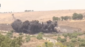 تفجير 350 لغمًا في الجولان