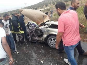 مصرع 3 اشخاص بحادث سير على طريق جنين
