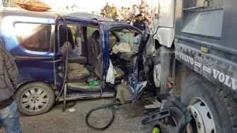 حادث طرق مروع واصابات خطرة