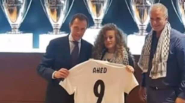 هجوم إسرائيلي على نادي ريال مدريد بسبب عهد التميمي