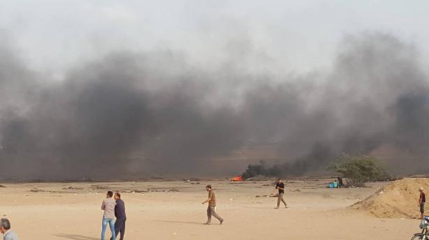 اصابات على حدود غزة