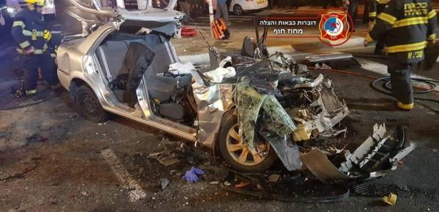 حيفا: حادث مروع يسفر عن إصابة 5 أشخاص أحداها خطيرة