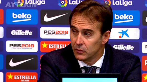 لوبيتيجي ودع لاعبي ريال مدريد عقب السقوط أمام برشلونة