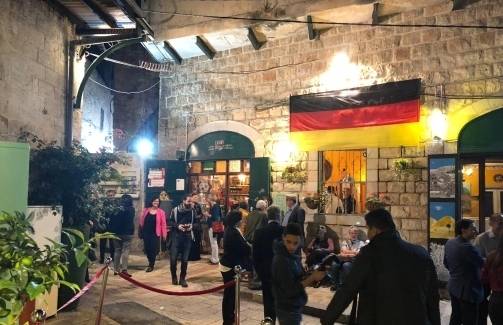 نقل السفارة الألمانية الى الناصرة في احتفال إستعراضي