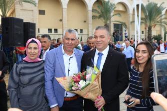 د.صفوت ابو ريا يستلم رئاسة بلدية سخنين