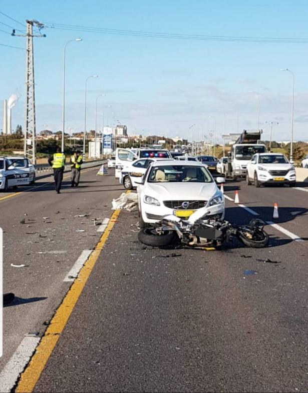 مصرع سائق دراجة نارية اثر حادث مروع