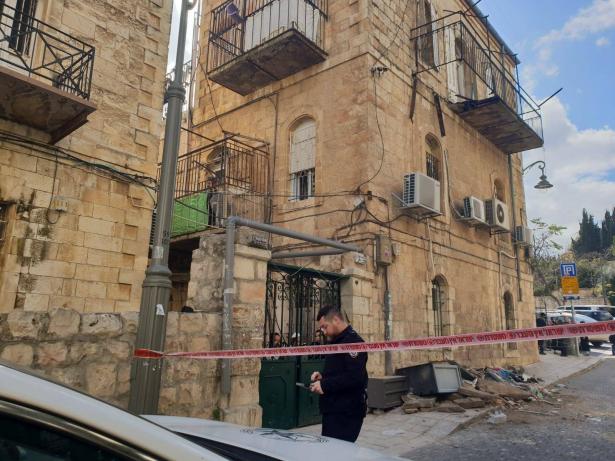 انهيار شرفة منزل في القدس دون اصابات