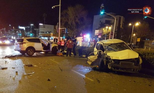 حادث مروع في حيفا يسفر عن اصابة خطرة