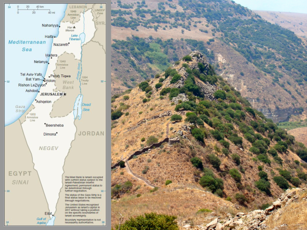 خريطة أمريكية رسمية تضم الجولان إلى إسرائيل