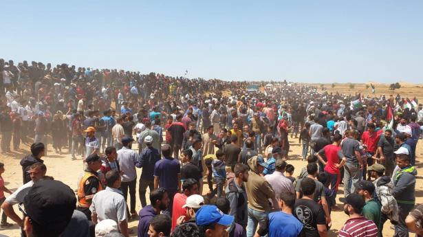 ابو عمرة للشمس: الامور خرجت عن السيطرة بعد تدفق اعداد هائلة من المتظاهرين نحو السياج الحدودي