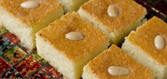 أسهل الطرق لتحضير البسبوسة العادية