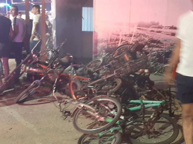 مجد الكروم: حريق يطال حانوتًا لبيع الدراجات