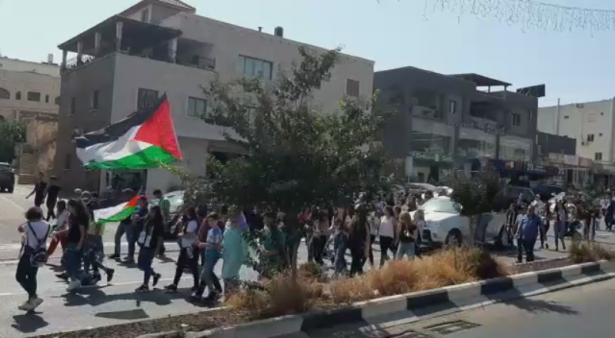مسيرة في سخنين احياءً للذكرى الـ 19 لهبة القدس والأقصى