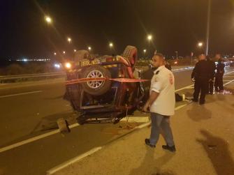 حادث مروع قرب قلنسوه قرب مفرق نيتساني عوز