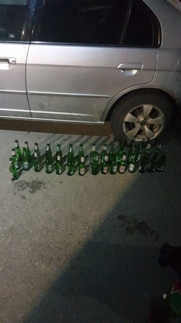ضبط سائق (21 عامًا) من سخنين يقود تحت تأثير الكحول وبحوزته 30 زجاجة بيرة​