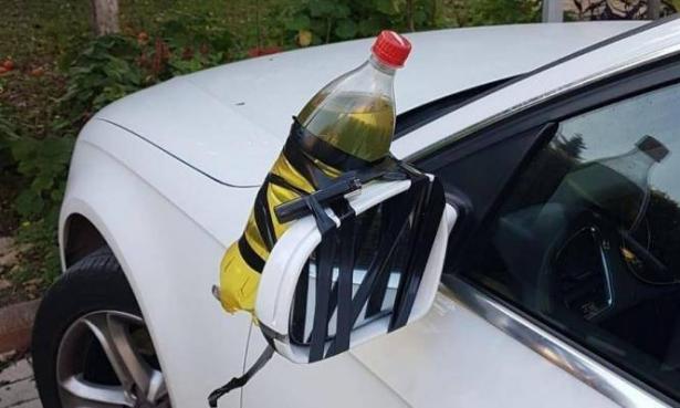 جديدة المكر: زجاجة حارقة على سيارة محاسب المجلس أمس السبت