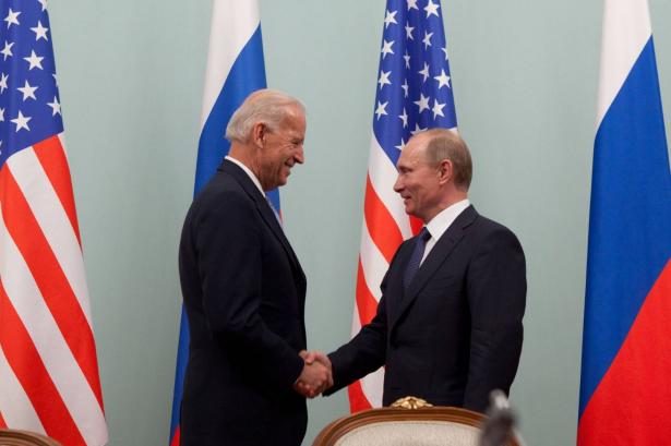 اللقاء الاول بين رئيس بوتين والرئيس الاميريكي بايدن