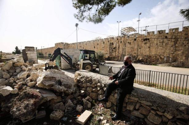 الاستمرار بأعمال التجريف في المقبرة اليوسيفيّة  في القدس