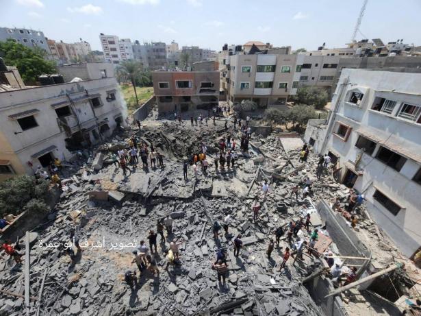 ارتفاع عدد شهداء العدوان الإسرائيلي على غزة الى 12 شهيدًا