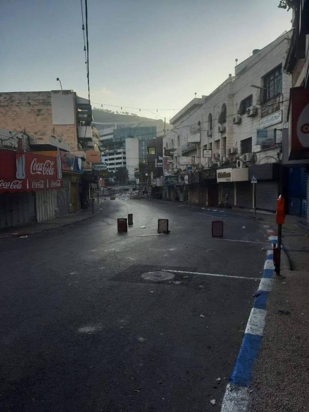 استمرار الحصار على نابلس لليوم 12 والخروج منها يتوجب قطع مسافات وطرق فرعية