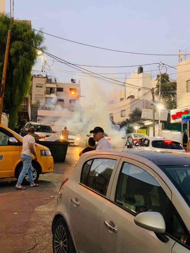 موقع فيسبوك، مواجهات في نابلس 