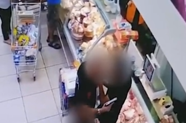 الفيديو تم نشره من قبل الشرطة 