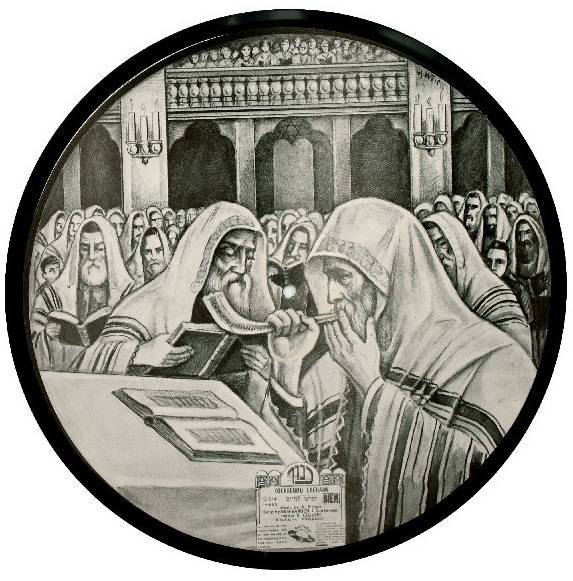 رسم مثيولوجي لفعالية إعلان نهاية الصوم