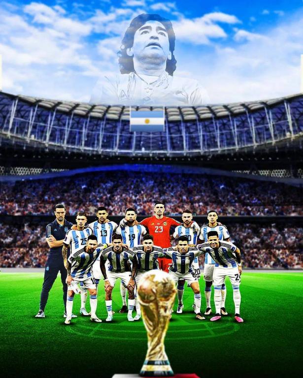 الأرجنتين تتوج بكأس العالم لمونديال 2022