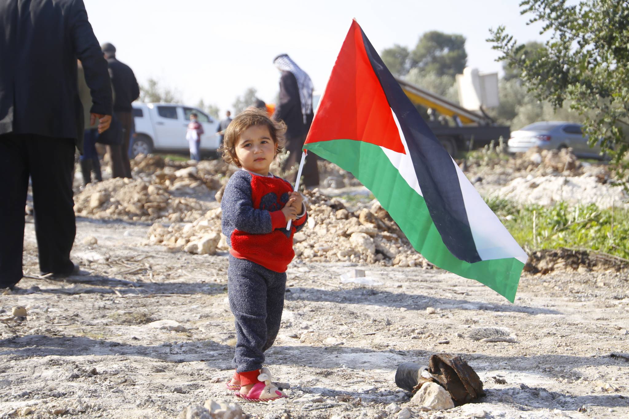  رفع العلم الفلسطيني