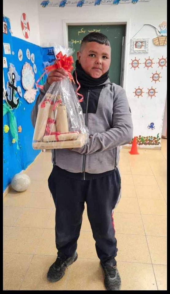 الطالب سند ابو رقيق من تل السبع