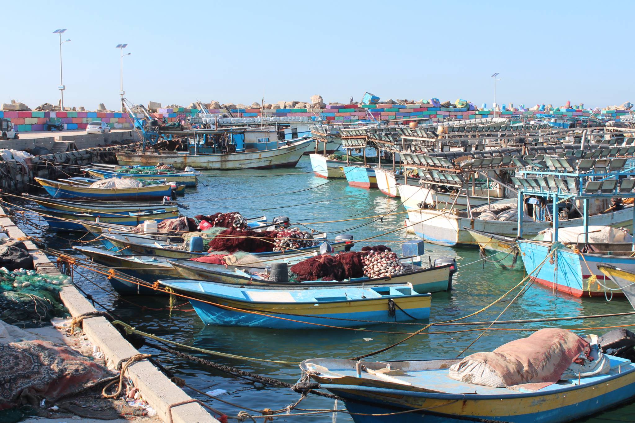 اعتقال خمسة صيادين في بحر غزة 