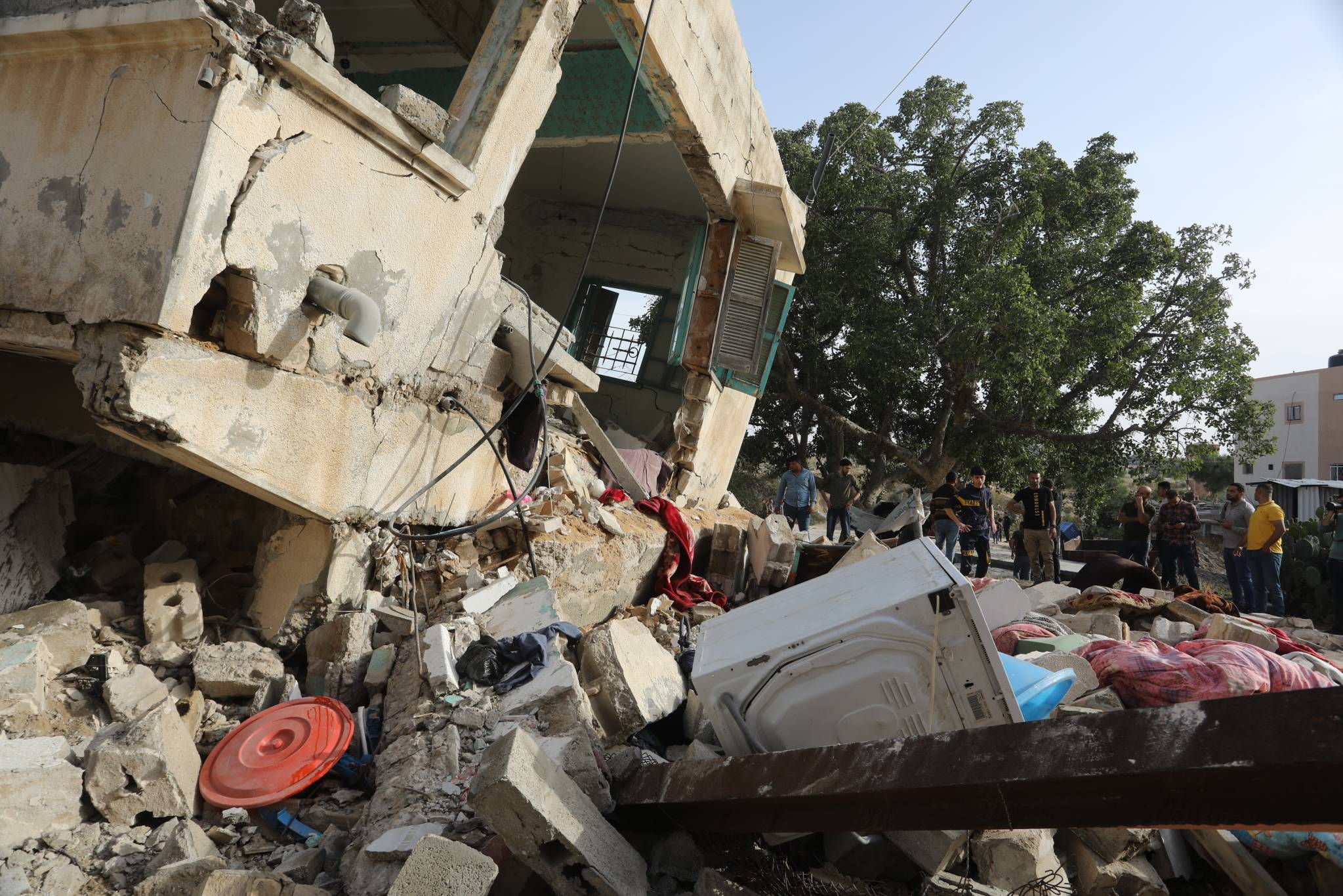 مساكن غزة المتضررة جزئياً في التصعيد الأخير على غزة  