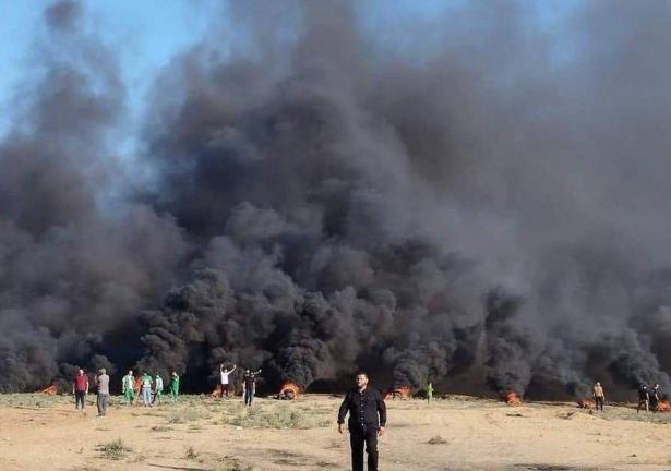 إصابات في اعتداء قوات الجيش الإسرائيلي على المتظاهرين في غزة