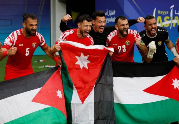 للمرة الأولى في تاريخه منتخب الأردن يبلغ نصف نهائي كأس آسيا
