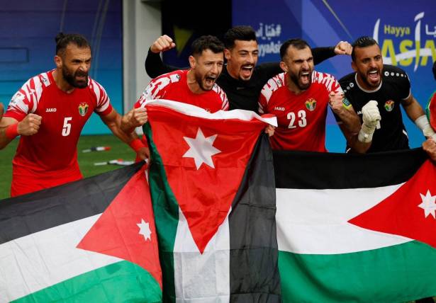 للمرة الأولى في تاريخه منتخب الأردن يبلغ نصف نهائي كأس آسيا 