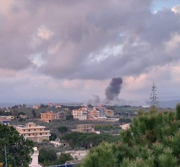 الجبهة الشمالية| الجيش الإسرائيليّ يشنّ غارات على مواقع لحزب الله جنوبيّ لبنان