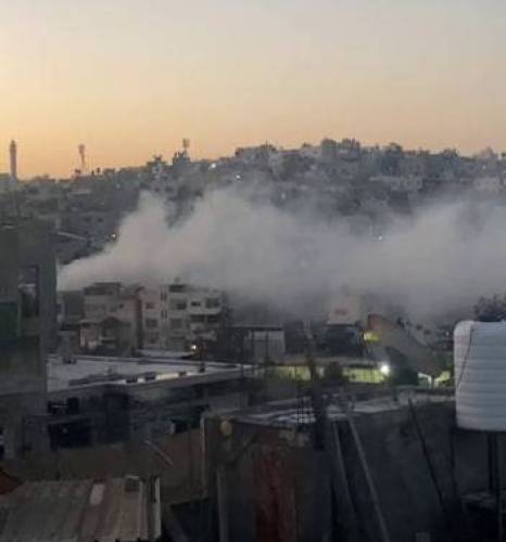 تطورات الضفة الغربية| ارتقاء فلسطينيان جراء قصف إسرائيلي لموقعاً بمخيم نور شمس
