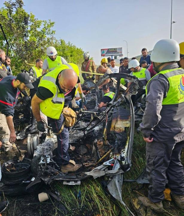 الجبهة الشمالية| مقتل شخص بغارة إسرائيلية على سيارة جنوب لبنان ودوي انفجارات في منطقتي حيفا وعكا