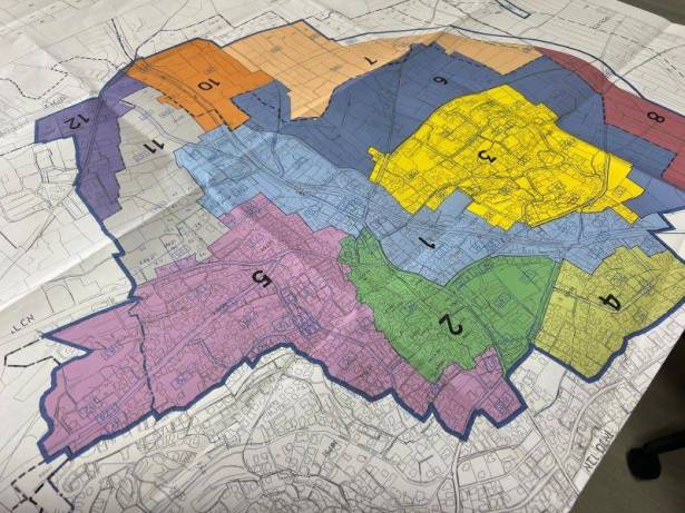 مخطط مشروع شارع 855 - صورة متداولة  