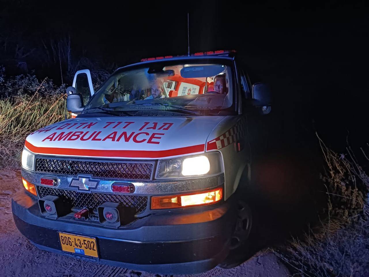 من مكان الجريمة - تصوير طاقم الانقاذ 
