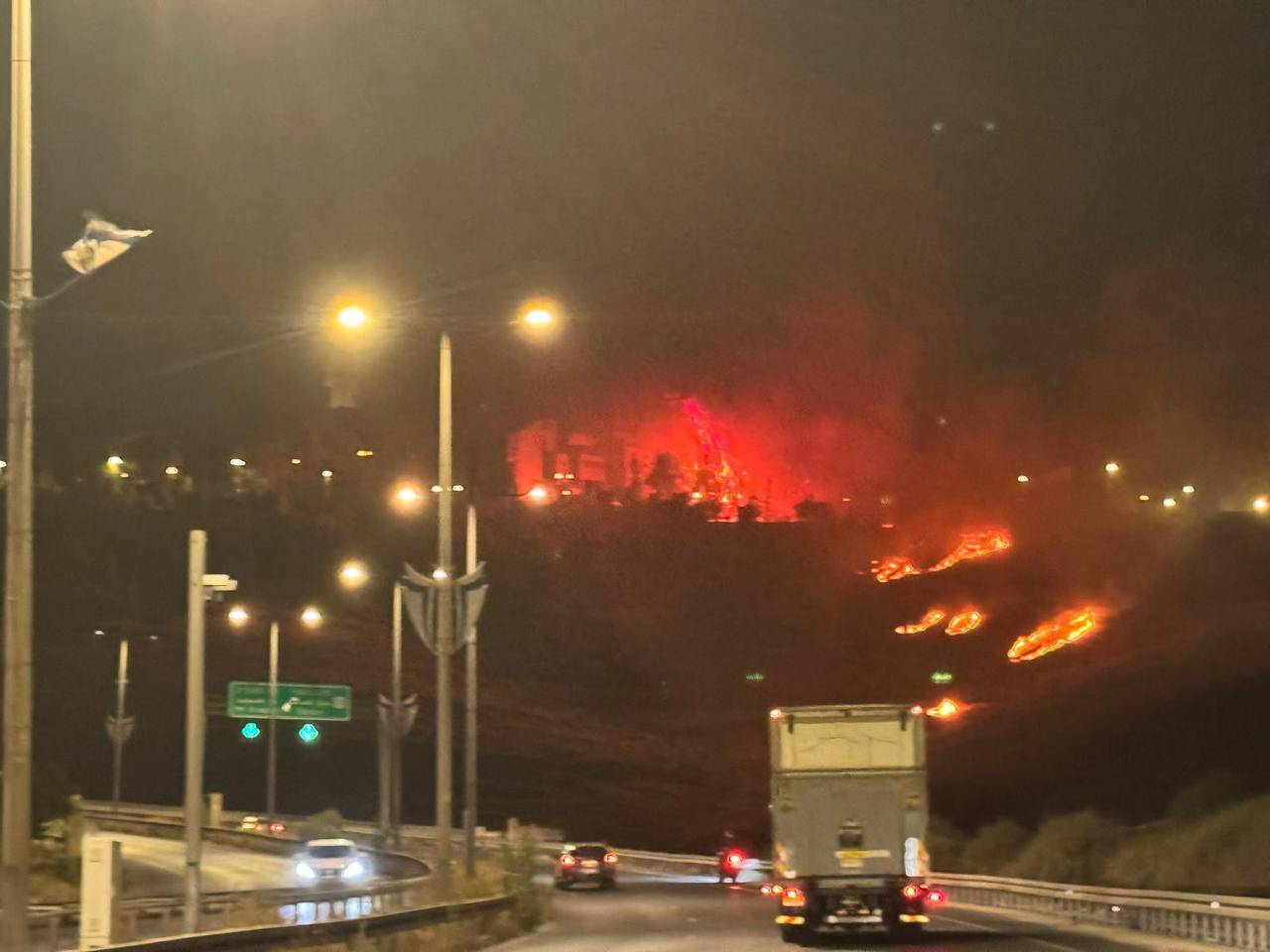 من الحريق في القدس- شهود عيان  