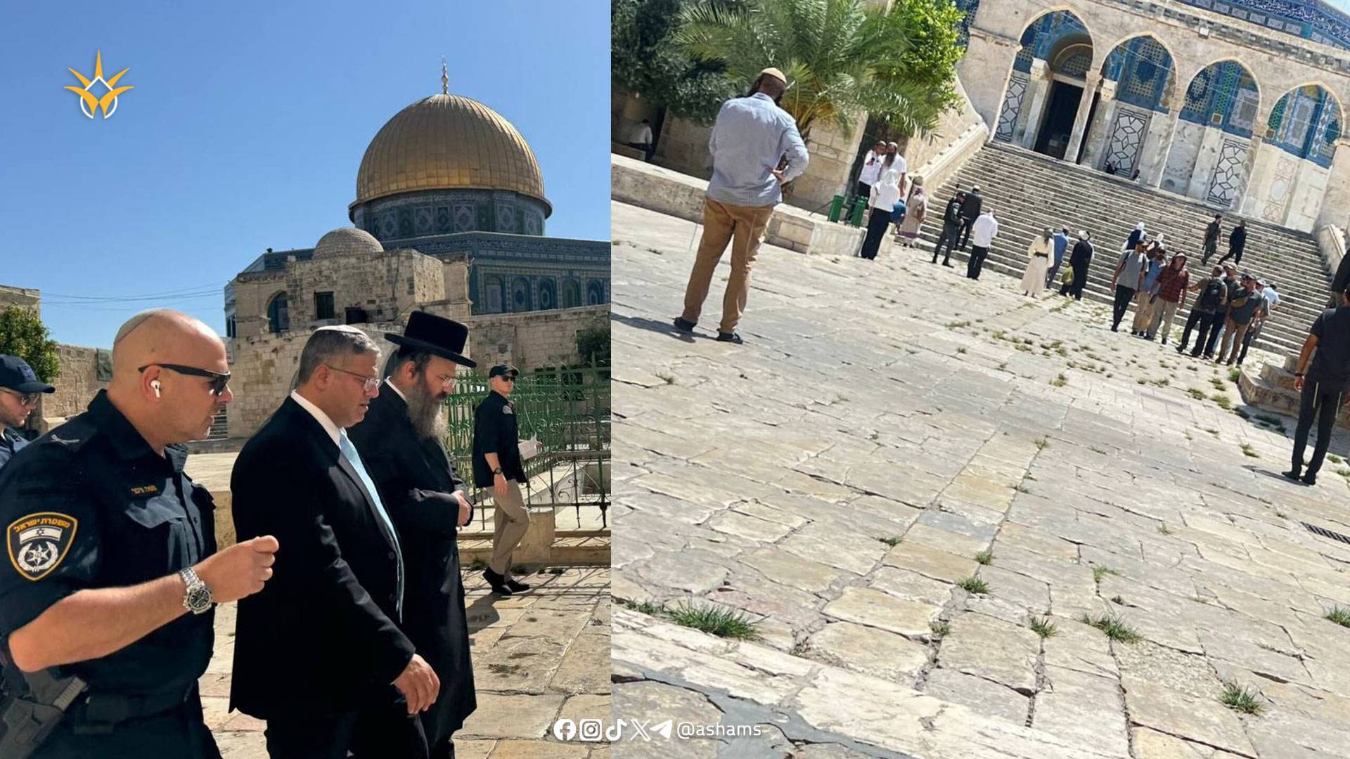 من اقتحام بن غفير للمسجد الأقصى - شهود عيان