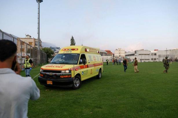 من مكان الاستهداف في مجدل شمس - طواقم الانقاذ 